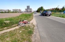 Potrącenie rowerzysty na skrzyżowaniu ulic Górnej i Wygonowej w Opolu