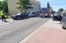 Wypadek na ul. Namysłowskiej w Dobrzeniu Wielkim