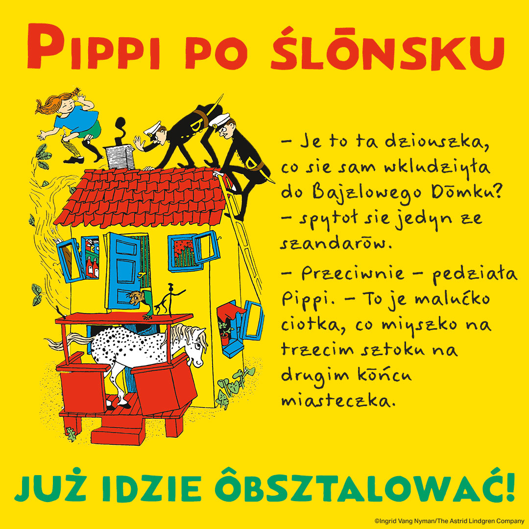 &#8222;Pippi Långstrump&#8221; Astrid Lindgren &#8211; po śląsku. Jest i audiobook