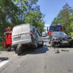 Groźny wypadek na ul. Strzeleckiej w Opolu. Trzy osoby poszkodowane