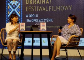 Mieszkanka Lwowa, przewodniczka, pisarka… Katarzyna Łoza opowiadała o Ukrainie w namiocie WBP