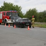 Zderzenie dwóch aut na skrzyżowaniu ulic Krapkowickiej i Odrodzenia w Opolu