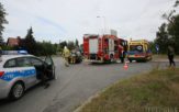 Zderzenie dwóch aut na skrzyżowaniu ulic Krapkowickiej i Odrodzenia w Opolu