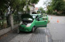 Kolizja na skrzyżowaniu w centrum Opola. Jedna osoba została poszkodowana