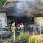 Palił się warsztat samochodowy przy ul. Pużaka w Opolu