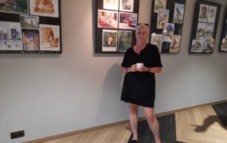 Była mieszkanka Chróścic pokazała swoje obrazy w Dobrzeniu Wielkim [GALERIA]