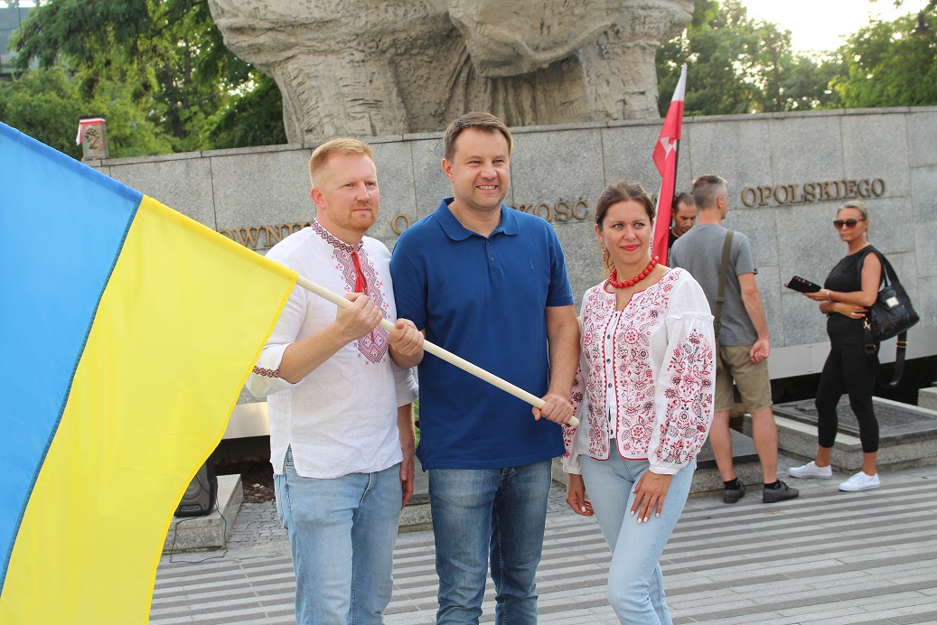 Ukraińcy z Opola świętowali w cieniu wojny