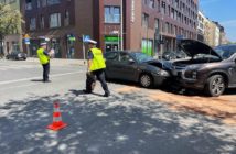 Wypadek na skrzyżowaniu w centrum Opola. Jedna osoba jest poszkodowana
