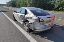 Kolizja na opolskim odcinku autostrady A4