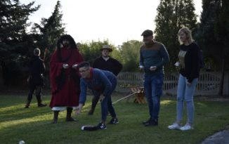 Plac przy OSP Pokój zamienił się w średniowieczną wioskę