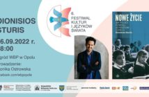 Dionisios Sturis spotka się z czytelnikami w ogrodzie Wojewódzkiej Biblioteki Publicznej w Opolu