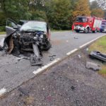 Trzy osoby ranne w wypadku na DK 94 w Leśniczówce