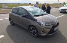 Samochód osobowy zderzył się z cysterną na autostradzie A4