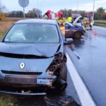 Dwa samochody osobowe i ciężarówka zderzyły się na obwodnicy Opola