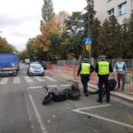 Motorowerzysta przewrócił się na ul. 1 Maja w Opolu