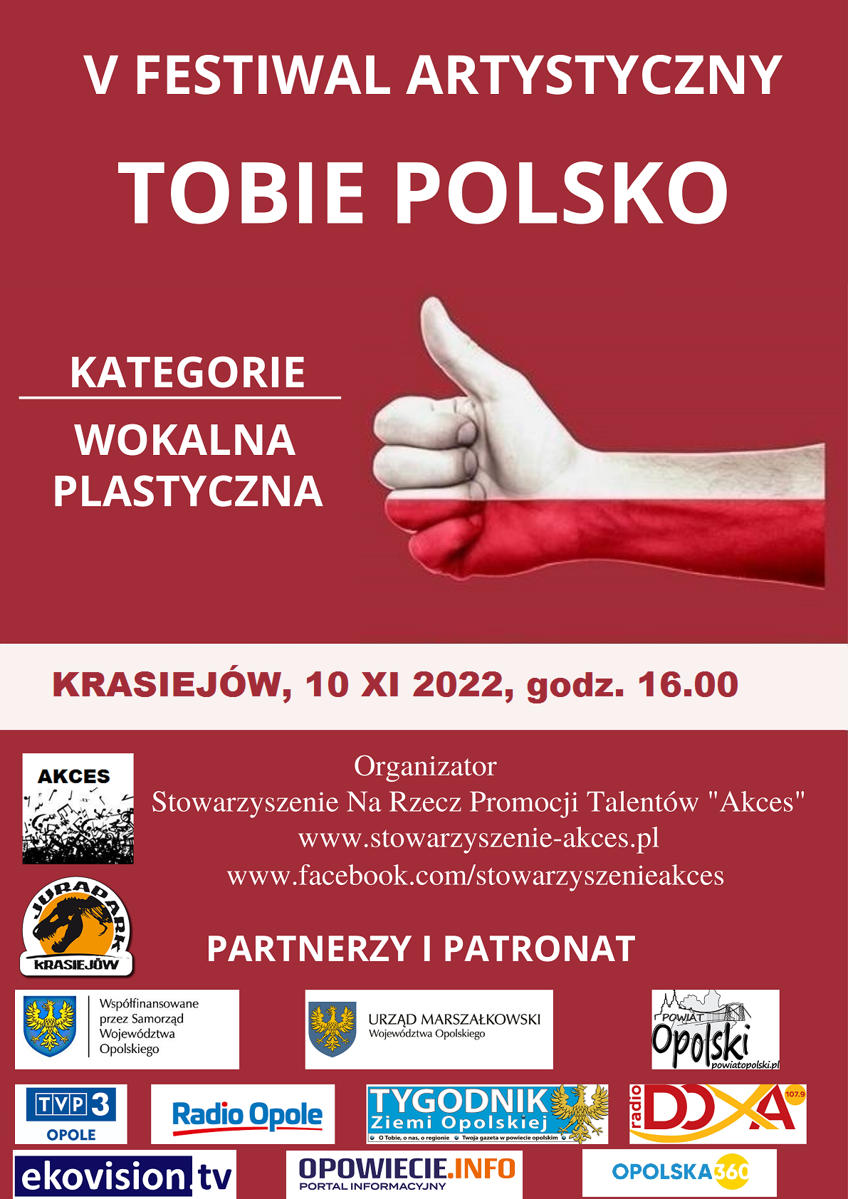 Festiwal Artystyczny TOBIE POLSKO &#8211; ruszyły zapisy