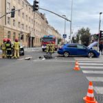 Wypadek na skrzyżowaniu w Opolu. Jedna osoba poszkodowana