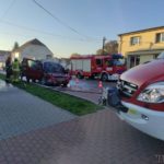 Pożar samochodu dostawczego w Czarnowąsach