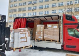 USK w Opolu przygotował trzeci w tym roku transport darów dla szpitala w Iwano-Frankiwsku