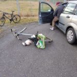 Mężczyzna dostał ataku padaczki podczas jazdy rowerem