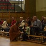Mażoretki Seniorita zatańczyły dla babć i dziadków w hali sportowej w Dobrzeniu Wielkim