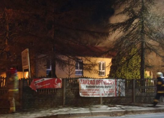 Prawie 40 strażaków walczyło z pożarem restauracji w Ochodzach