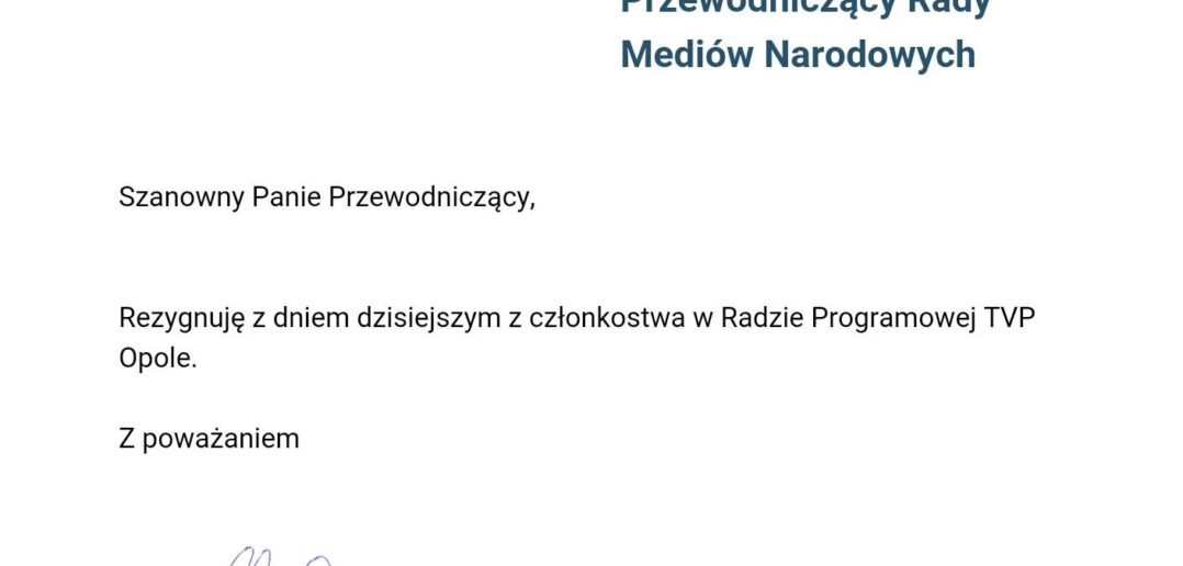 Bunt w Radzie Programowej TVP Opole