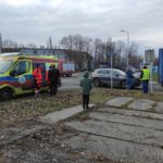 Zderzenie volkswagen z nauką jazdy auto Opole