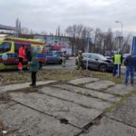 Zderzenie volkswagen z nauką jazdy auto Opole