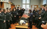 Klasa policyjna odwiedziła Komendę Miejską Policji w Opolu