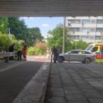 Potrącenie rowerzysty na rondzie Nysy Łużyckiej w Opolu