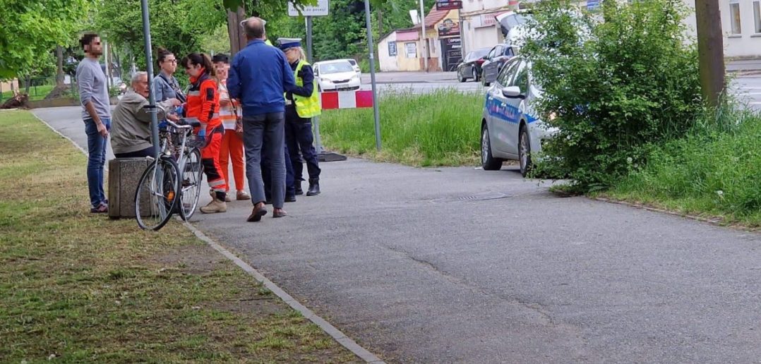 73-latek został potrącony na przejeździe dla rowerów na ul. Niemodlińskiej