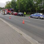 Na ul. Ozimskiej zderzyły się trzy samochody osobowe