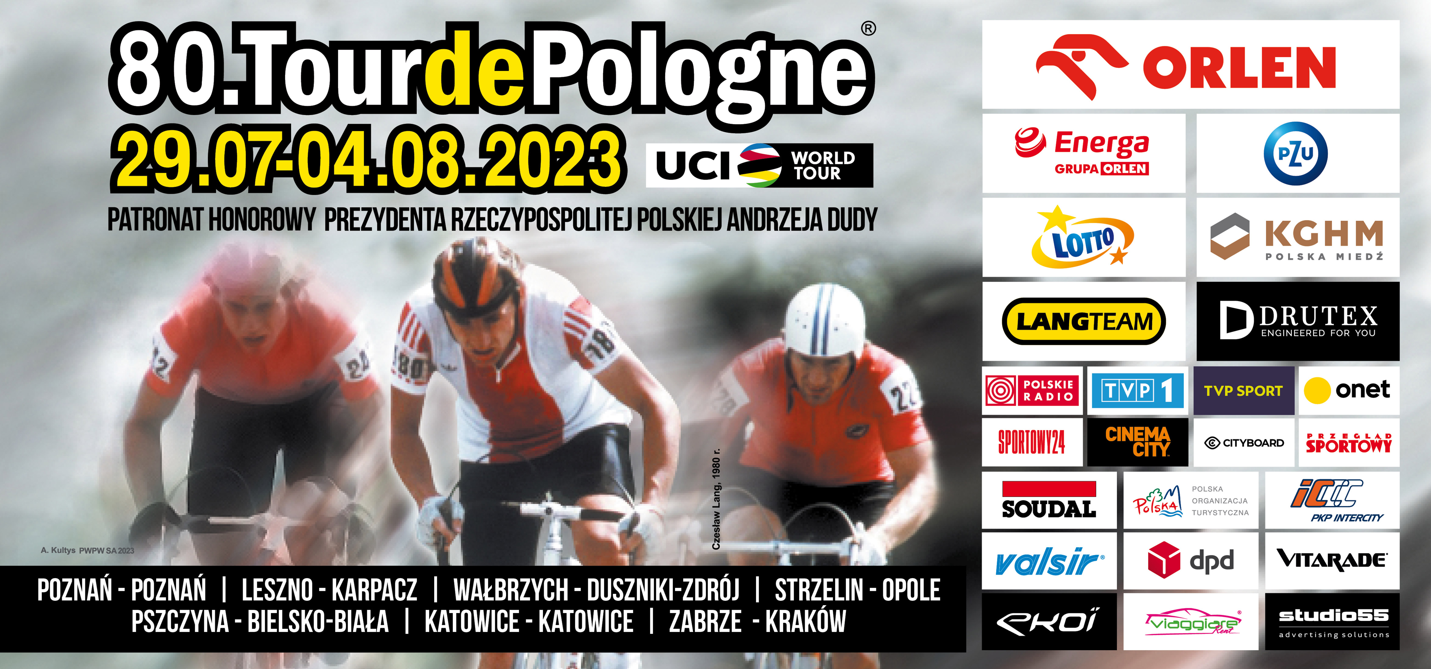 Tour de Pologne startuje za miesiąc. Przez Opole kolarze przejadą 1 sierpnia