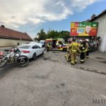 Wypadek na skrzyżowaniu ulic Kwoczka i Prószkowskiej w Opolu