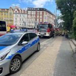 Zderzenie samochodu osobowego z autobusem MZK w Opolu