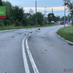 Zderzenie busa z samochodem ciężarowym na ul. Wrocławskiej w Opolu