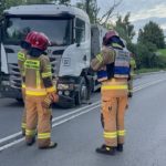 Zderzenie busa z samochodem ciężarowym na ul. Wrocławskiej w Opolu