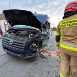 Zderzenie busa z samochodem ciężarowym na ul. Wrocławskiej w Opolu