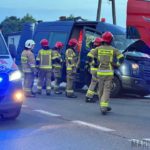 Zderzenie busa z samochodem ciężarowym na ul. Wrocławskiej w Opolu