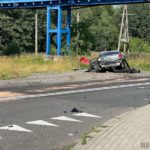 Wypadek na ul. Norweskiej, niedaleko Elektrowni Opole