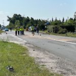 Wypadek na ul. Norweskiej, niedaleko Elektrowni Opole