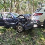 Kolizja między Jełową a Osowcem, doszło do zderzenia dwóch samochodów osobowych
