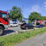 Na ul. Głogowskiej w Opolu zderzyły się trzy samochody osobowe