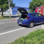 Na ul. Głogowskiej w Opolu zderzyły się trzy samochody osobowe
