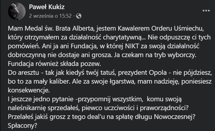 Zembaczyński wygrywa z Kukizem w trybie wyborczym