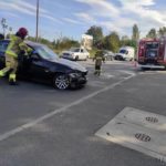 Zderzenie audi i bmw na Al. Przyjaźni w Opolu