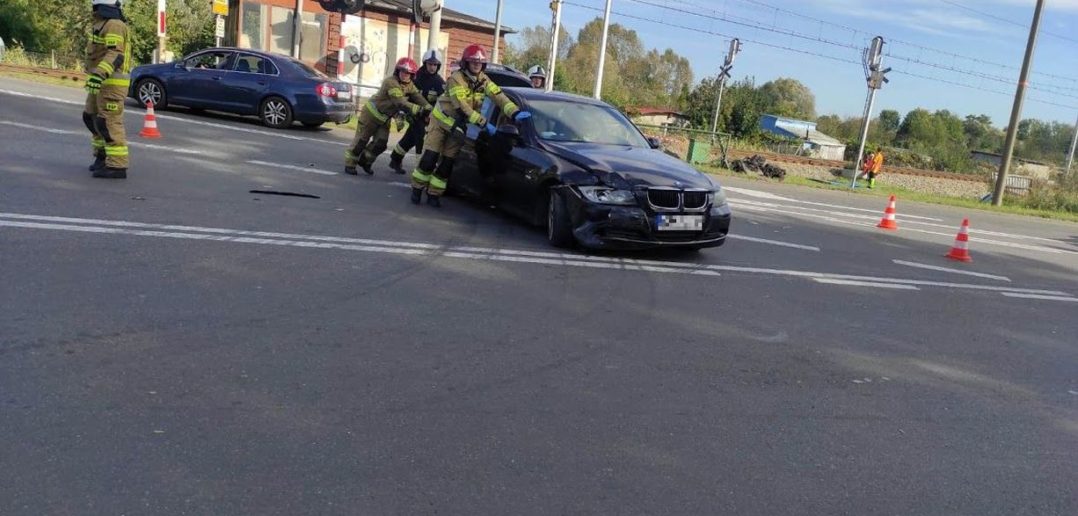 Zderzenie audi i bmw na Al. Przyjaźni w Opolu