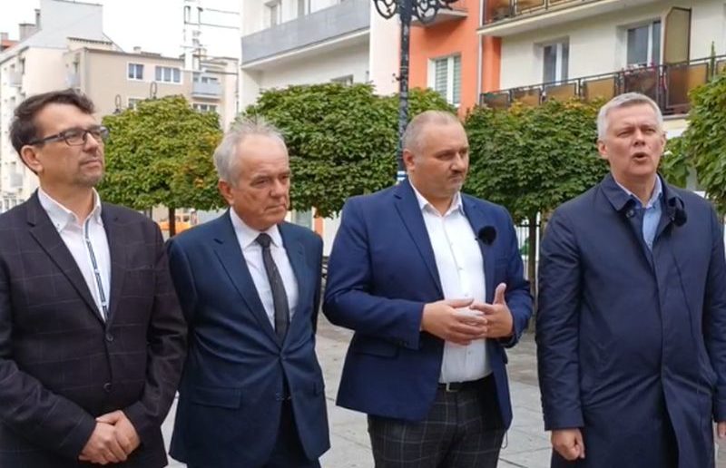 Tomasz Siemoniak i Tadeusz Jarmuziewicz podziękowali wyborcom w Nysie