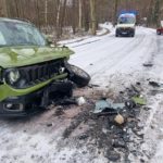 Trzy pojazdy zderzyły się na ul. Oleskiej w Dąbrówce Łubniańskiej
